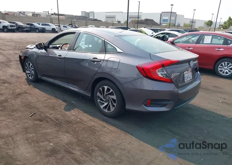 2016 Honda Civic Ex из США, поврежденный, VIN 19XFC2F76GE067785